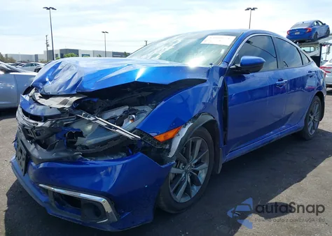 2021 Honda Civic Ex из США, поврежденный, VIN 19XFC1F30ME209874